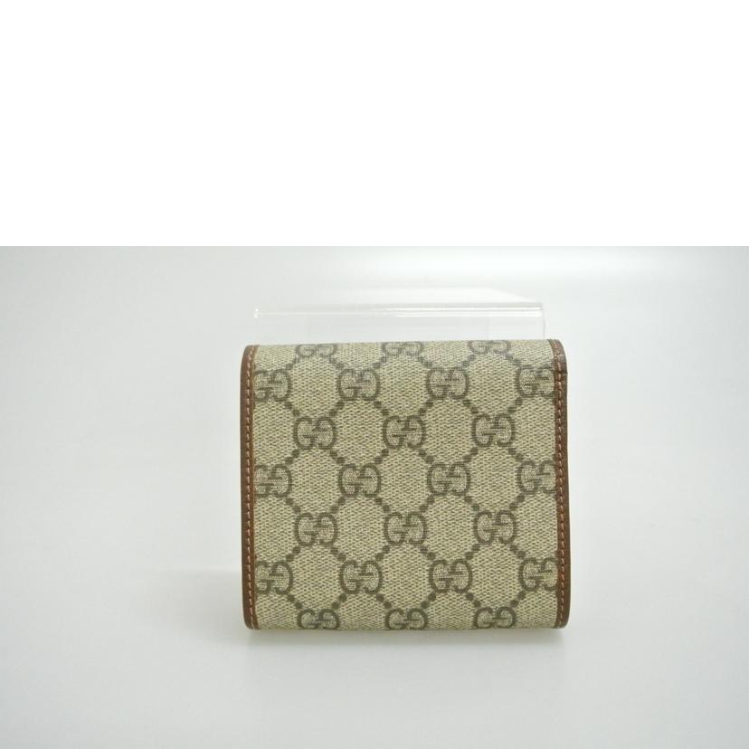 GUCCI グッチ/ホースビット折リ財布 茶/621891//534568/ABランク/87