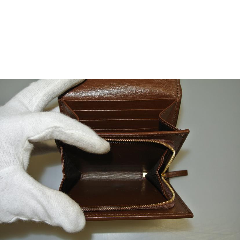 GUCCI グッチ/ホースビット折リ財布 茶/621891//534568/ABランク/87
