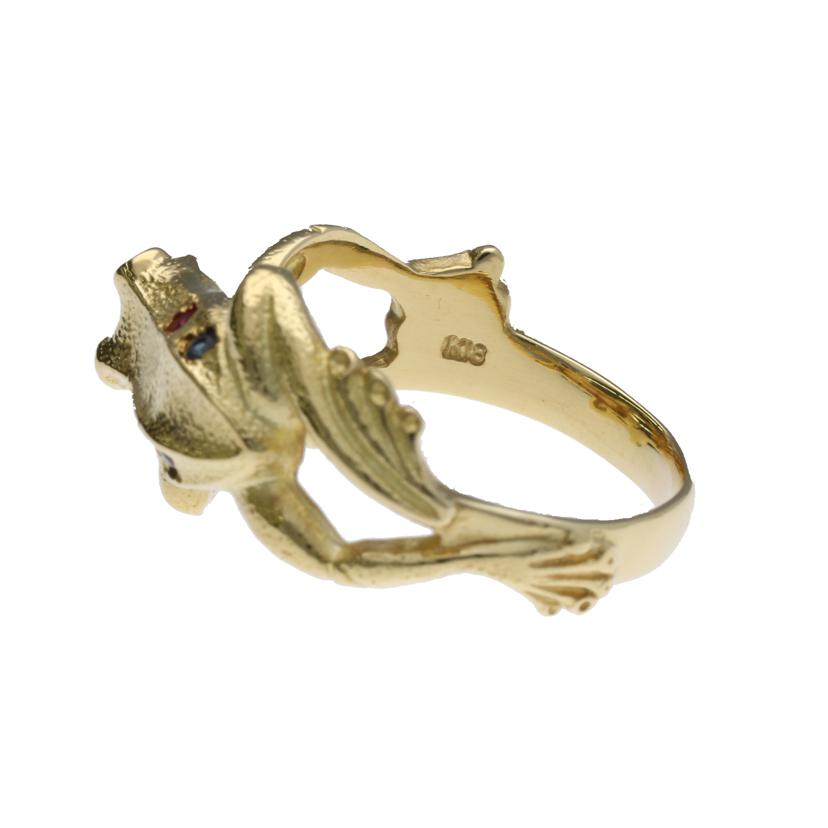 K18カエルリング/D・R・S #12//Aランク/75