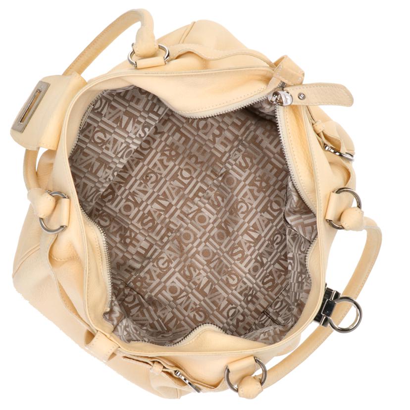 S.Ferragamo フェラガモ/マリッサ ガンチーニ レザー ハンドバッグ//AB-21 A050 /ABランク/75