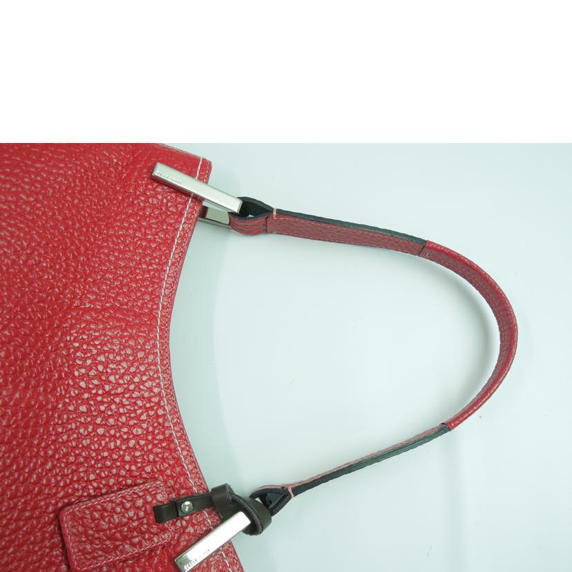 pelle borsa ペレボルサ/ レザーワンショルダーバッグ プラント レッド //Aランク/83