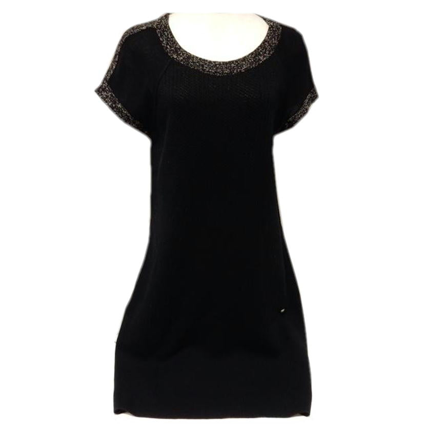 CHANEL シャネル/ニットワンピース/コットン/ブラック/P43319K04446//ABランク/02