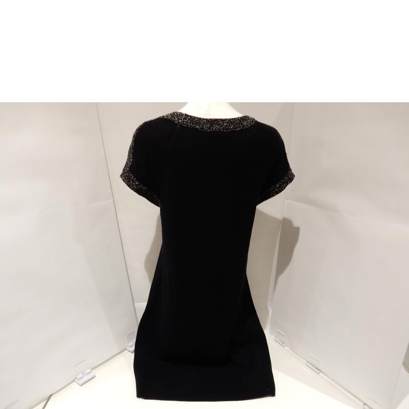CHANEL シャネル/ニットワンピース/コットン/ブラック/P43319K04446//ABランク/02