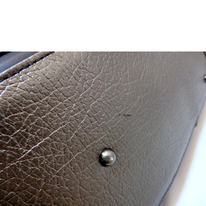 BURBERRY BUBERRY/ナイロン×レザートート//ABランク/95