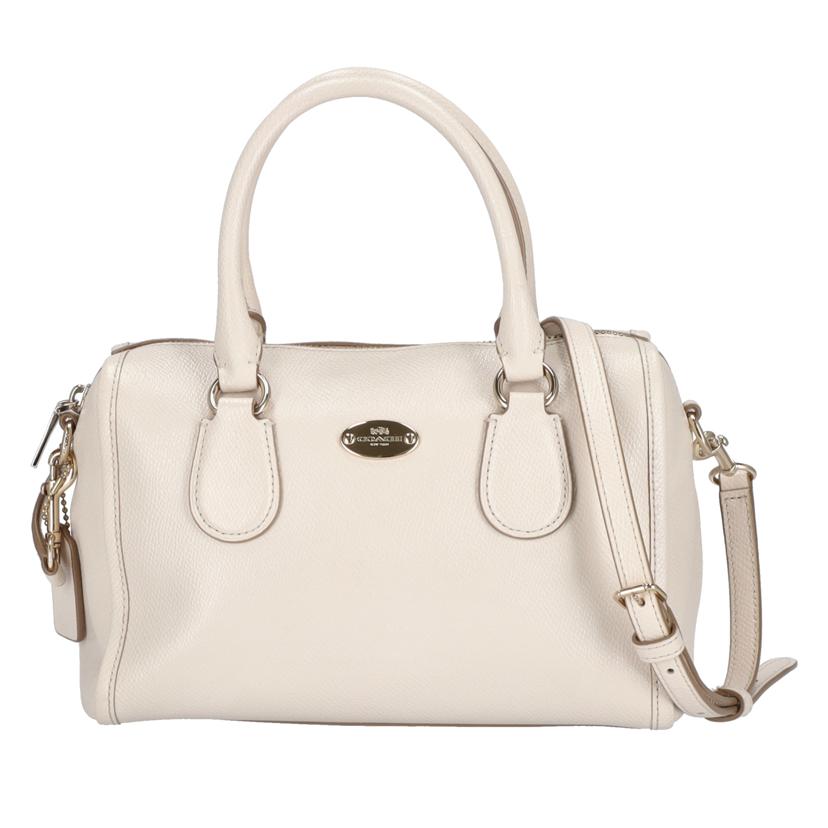 COACH コーチ/ラグジュアリークロスグレーンレザーベネットミニサッチェル/F33329//A1557/Bランク/75