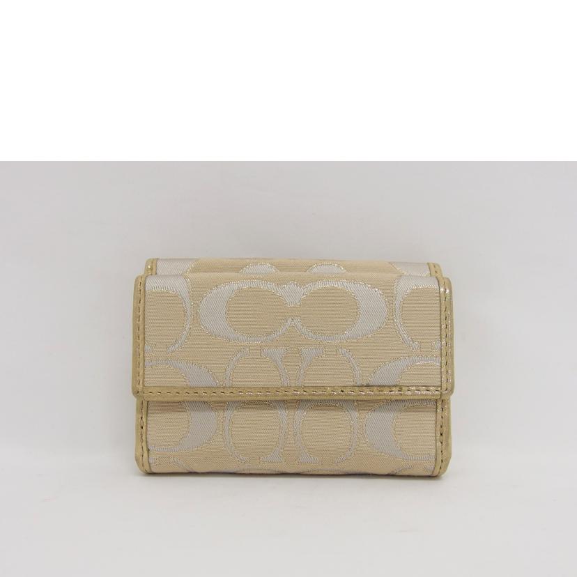 COACH コーチ/ポピー/三つ折りコンパクト財布//Aランク/04