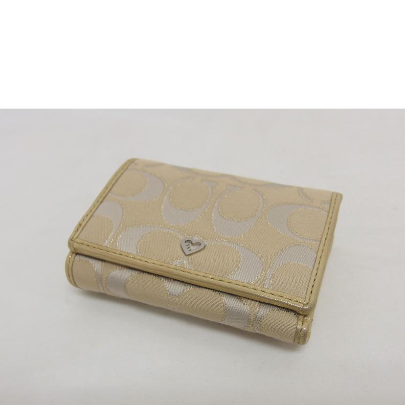 COACH コーチ/ポピー/三つ折りコンパクト財布//Aランク/04