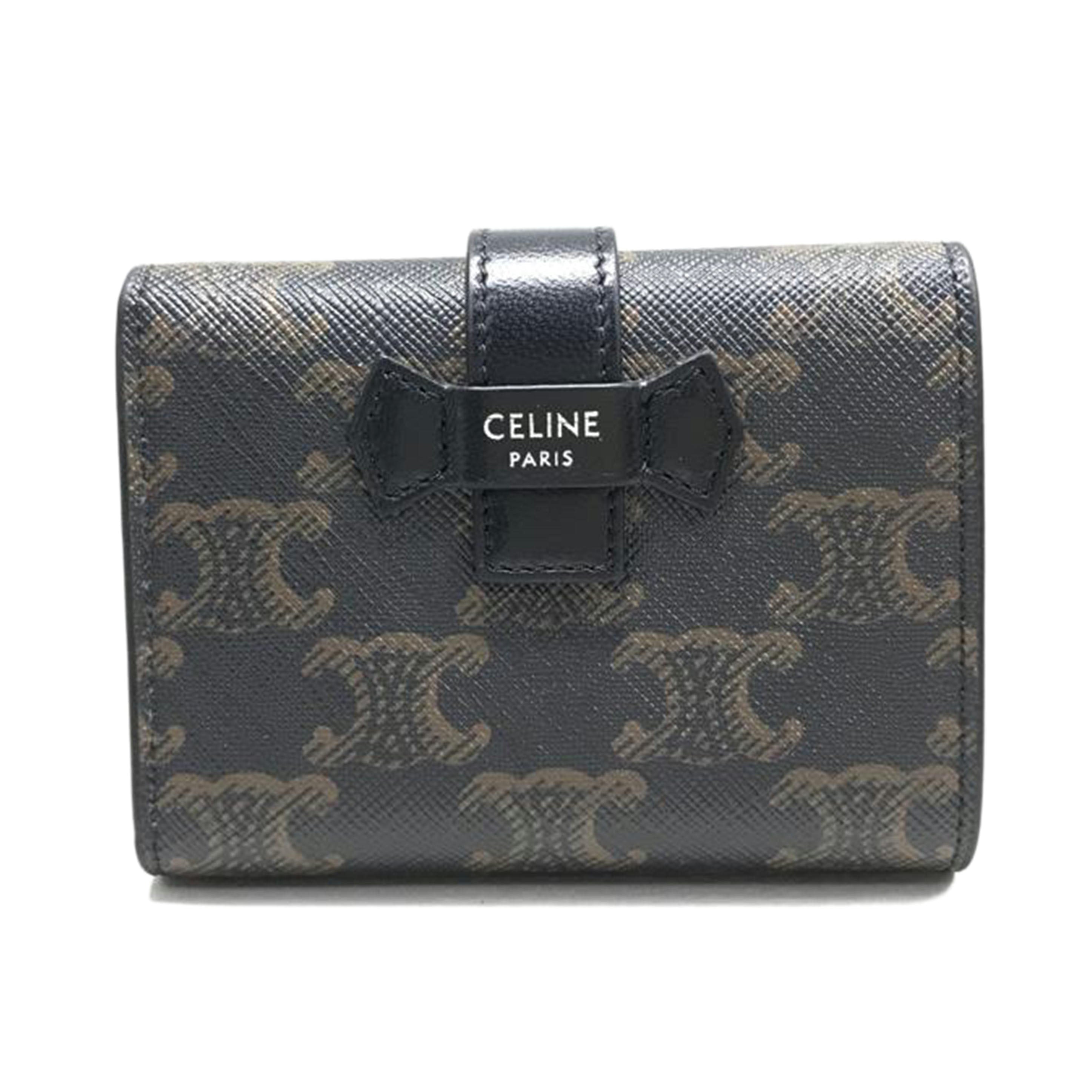 CELINE セリーヌ/トリオンフ 三つ折り財布/10H482DB7 38SI//ABランク/51