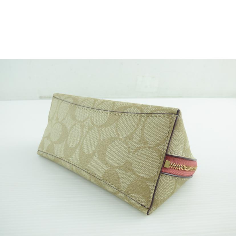 COACH コーチ/シグネチャーPVCコスメケース/F53385//F18**/Aランク/64
