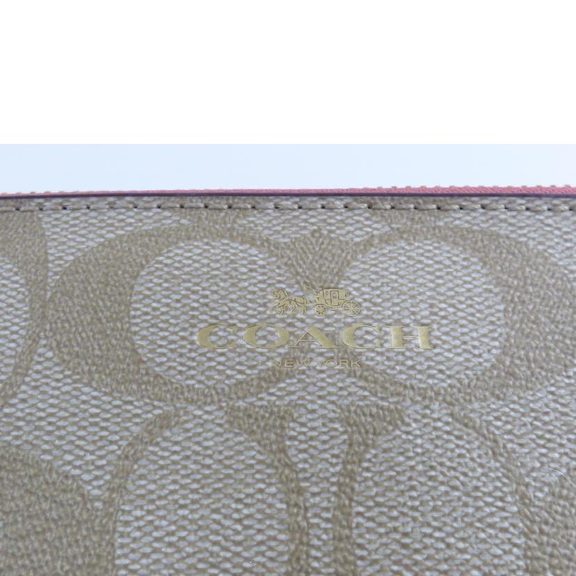 COACH コーチ/シグネチャーPVCコスメケース/F53385//F18**/Aランク/64