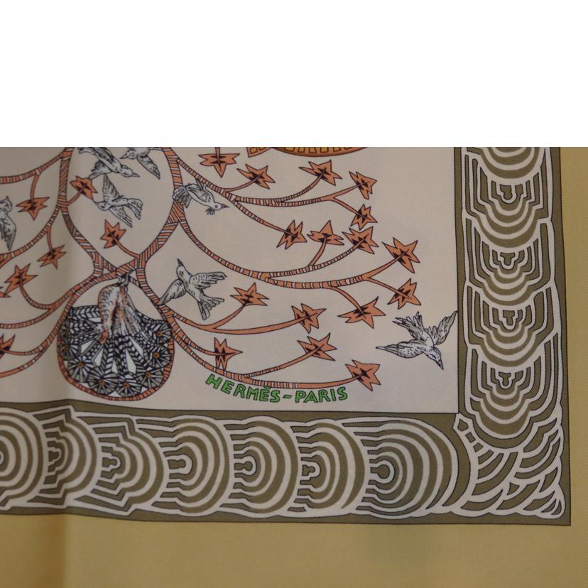 HERMES エルメス/カレ90/Les LKegendes de L‘arbre/木の伝説//Aランク/93