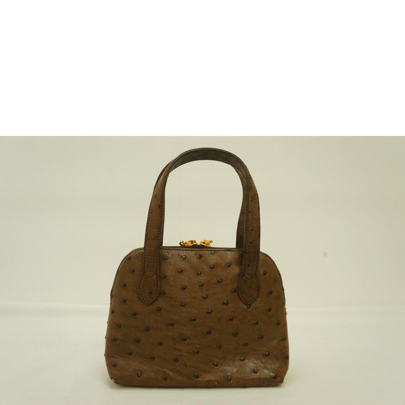 Ferragamo フェラガモ/ヴィンテージ/オーストリッチ2way/AK6787//Bランク/09