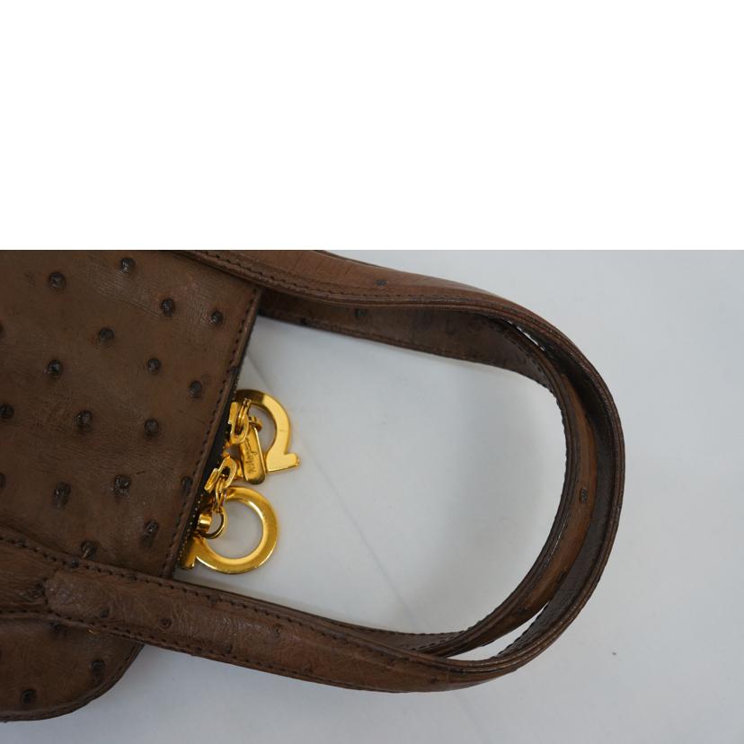 Ferragamo フェラガモ/ヴィンテージ/オーストリッチ2way/AK6787//Bランク/09