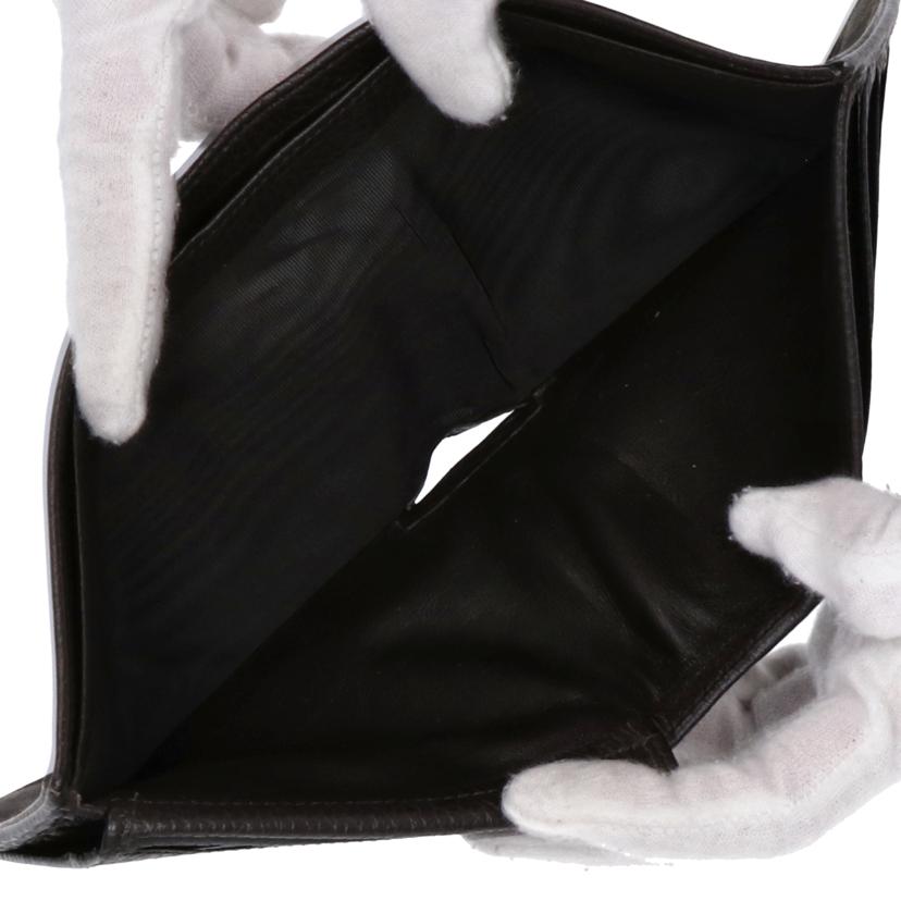 GUCCI グッチ/GGキャンバス二つ折り札入れ/ブラウン/217045//Bランク/75