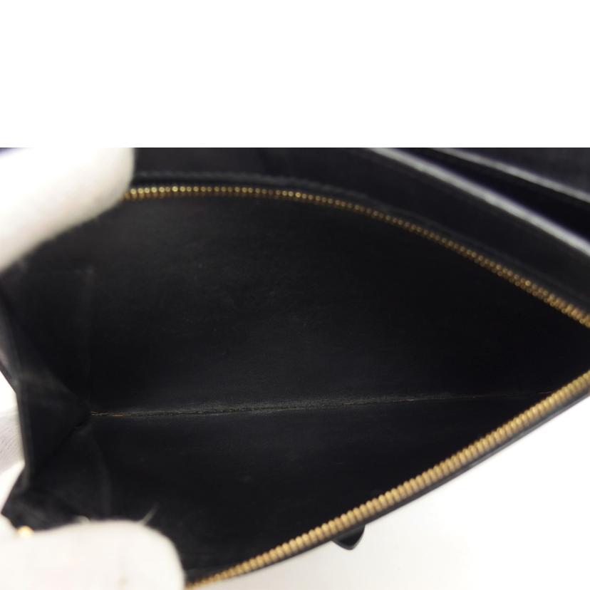 CELINE セリーヌ/リザード/ラージストラップウォレット/グリーン//F・PG・2148/Bランク/04