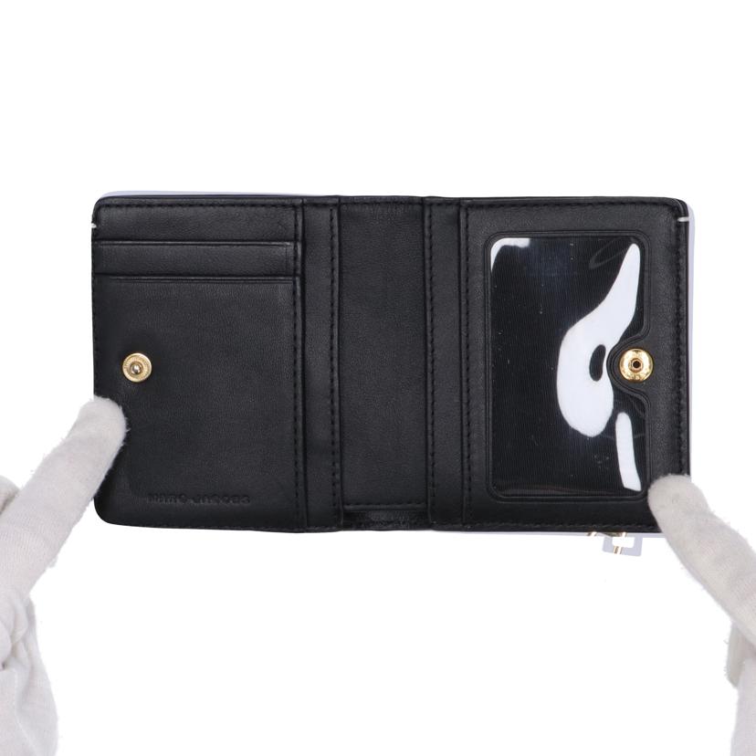 MARC JACOBS マークジェイコブス/グレインレザーコンパクトウォレット/M0010207//Aランク/75