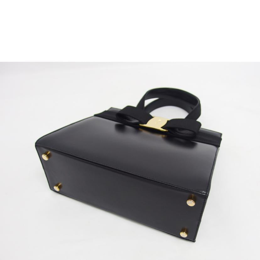 Ferragamo フェラガモ/ヴァラリボン/2WAYショルダーバッグ/ブラック/4178//BA21/Aランク/04