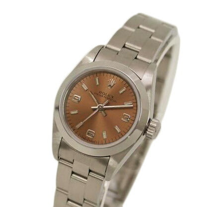 ROLEX ロレックス 腕時計 1997年頃製造 新品仕上済 オイスターブレス ステンレス ほぼ新品 ピンク文字盤/オイスターパーペチュアル・レディース/U番/自動巻き/67180//U44**********/SAランク/69