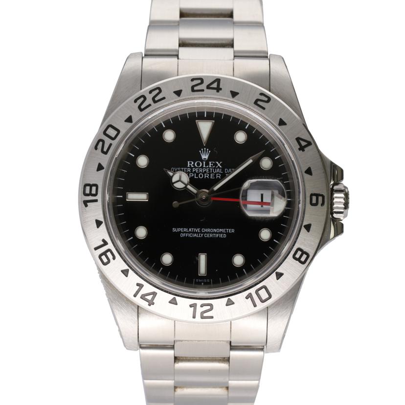 ROLEX ロレックス 腕時計 1998年頃製造 ステンレス 黒文字盤 メンズ 自動巻き/エクスプローラー2・ブラック/A番/16570//A25**********/ABランク/06