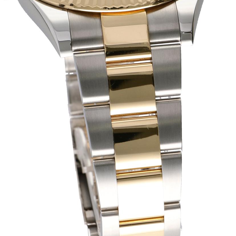 ROLEX ロレックス ランダムシリアル 2020年新ギャラ SS×YG/デイトジャスト41・シャンパン/10Pダイヤ/ランダム番/126333G//3E9*****/Aランク/75