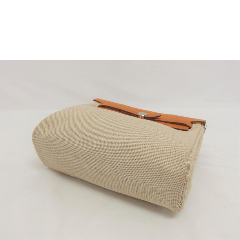 HERMES エルメス/エールバッグMM/トワルアッシュ/ナチュラル//□G刻印/Bランク/04