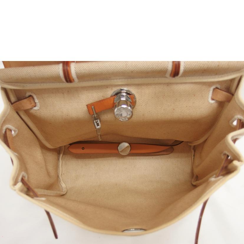 HERMES エルメス/エールバッグMM/トワルアッシュ/ナチュラル//□G刻印/Bランク/04