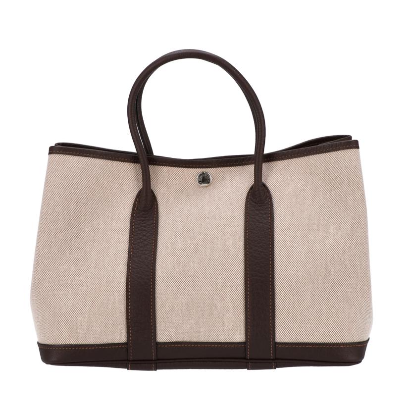 HERMES エルメス/ガーデンパーティ30/トワルアッシュ+ブッフルスキッパー/051550CK-48//VP □R/SAランク/75