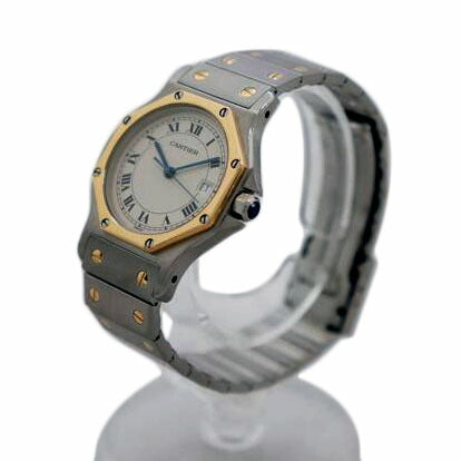 Cartier カルティエ/サントスオクタゴンMM SS×YG/クオーツ/187902//26643/Aランク/67