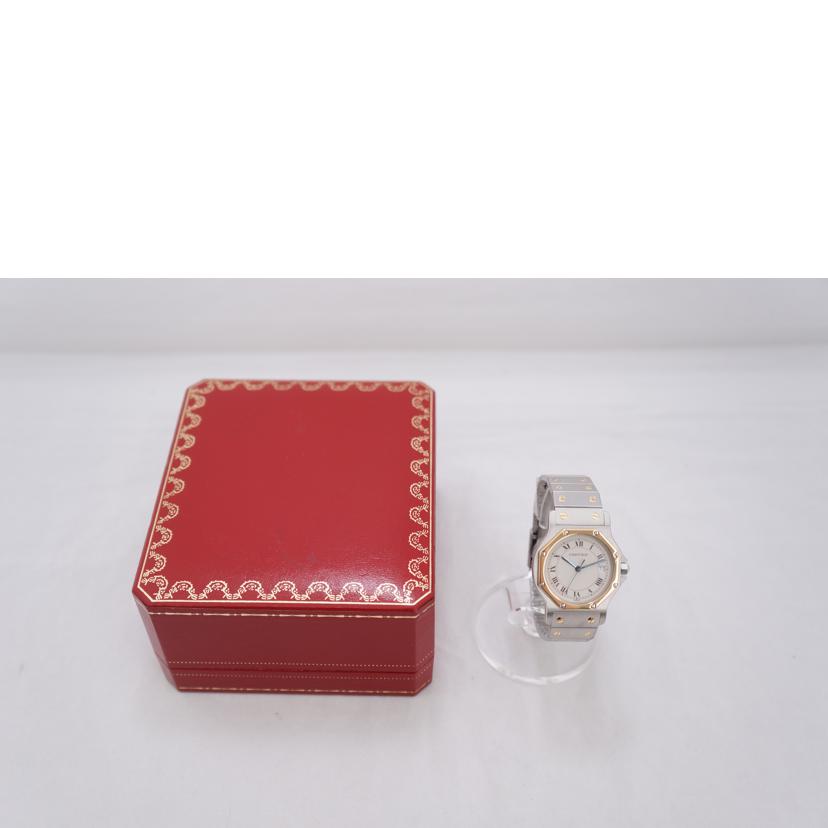 Cartier カルティエ/サントスオクタゴンMM SS×YG/クオーツ/187902//26643/Aランク/67
