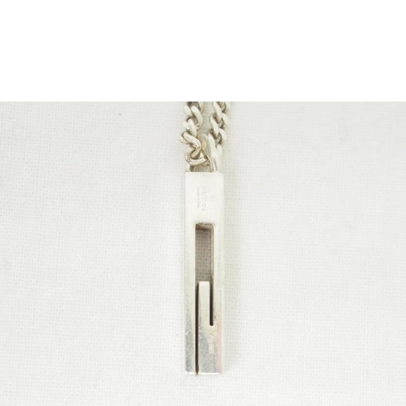 GUCCI グッチ/カットアウトG/シルバーネックレス//Bランク/78