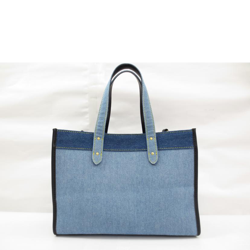COACH コーチ/デニムフィールドトート/89163//J1947/Aランク/06