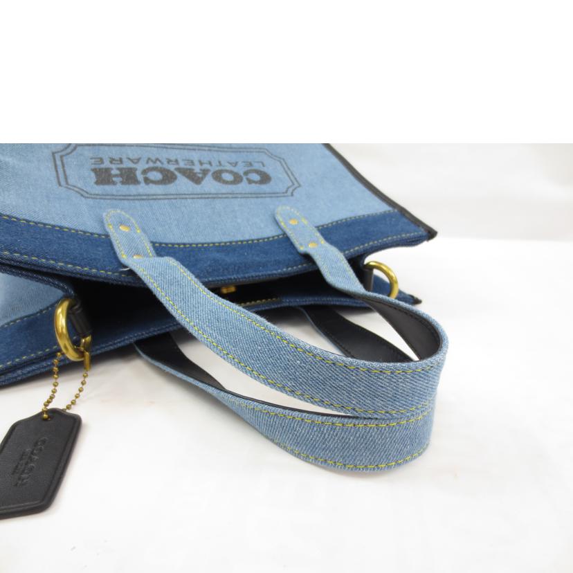 COACH コーチ/デニムフィールドトート/89163//J1947/Aランク/06