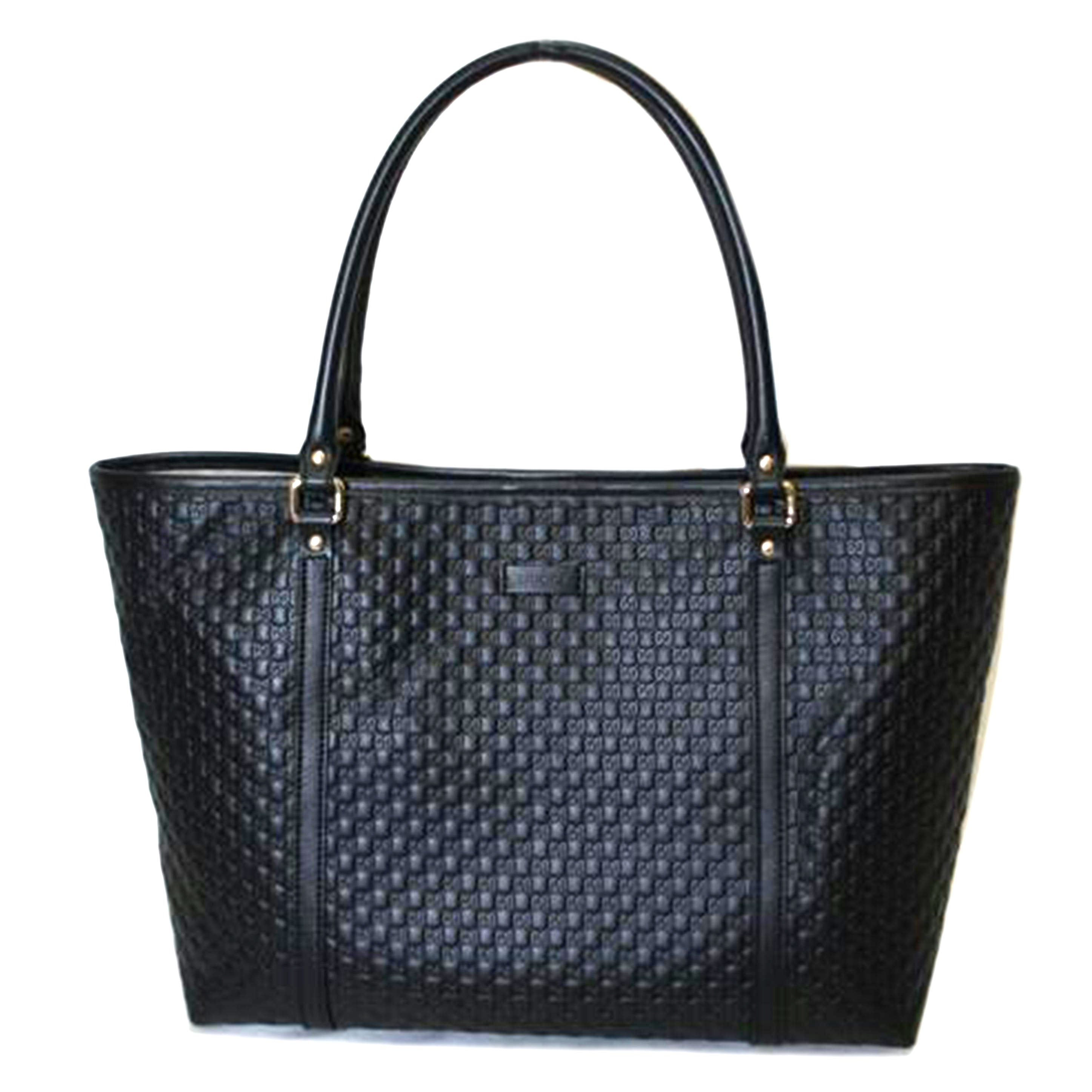 GUCCI グッチ/マイクログッチシマトートバッグ/449647//527066/ABランク/94