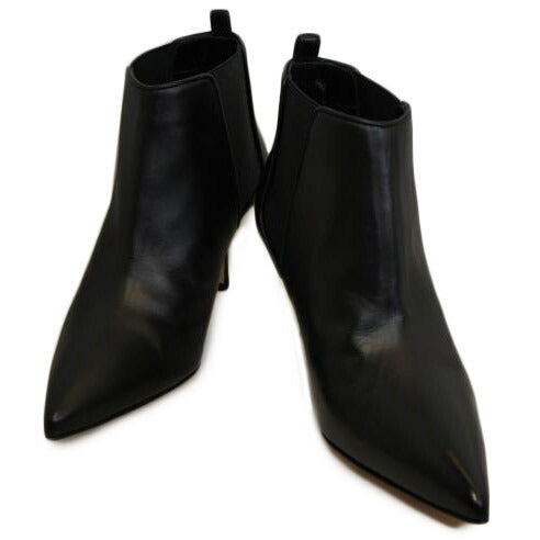 MANOLO BLAHNIK/レザーサイドゴアショートブーツ//ABランク/92