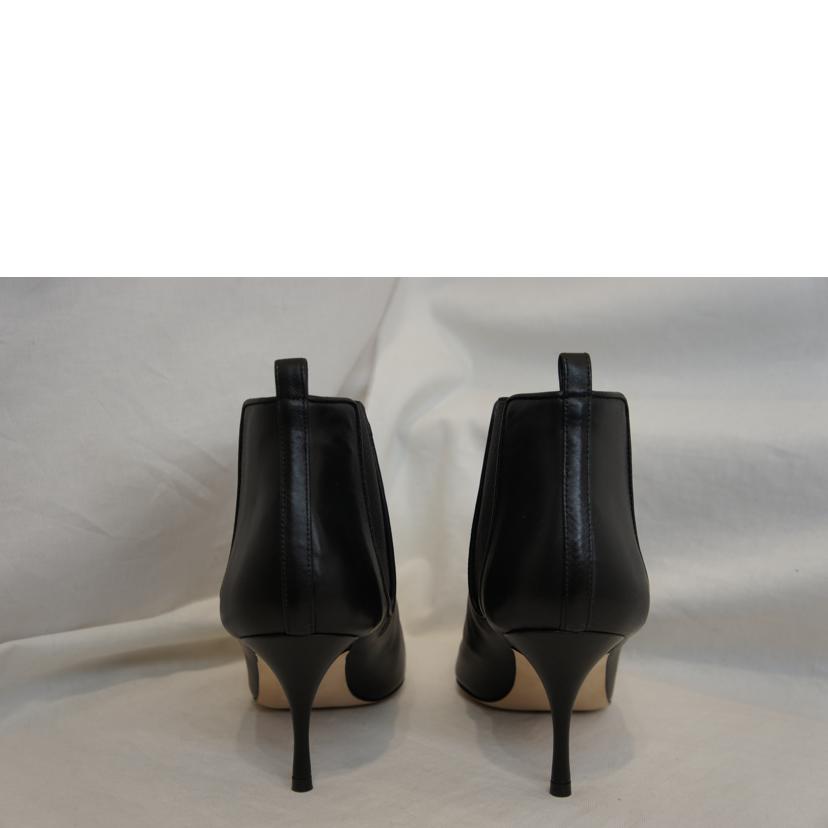 MANOLO BLAHNIK/レザーサイドゴアショートブーツ//ABランク/92