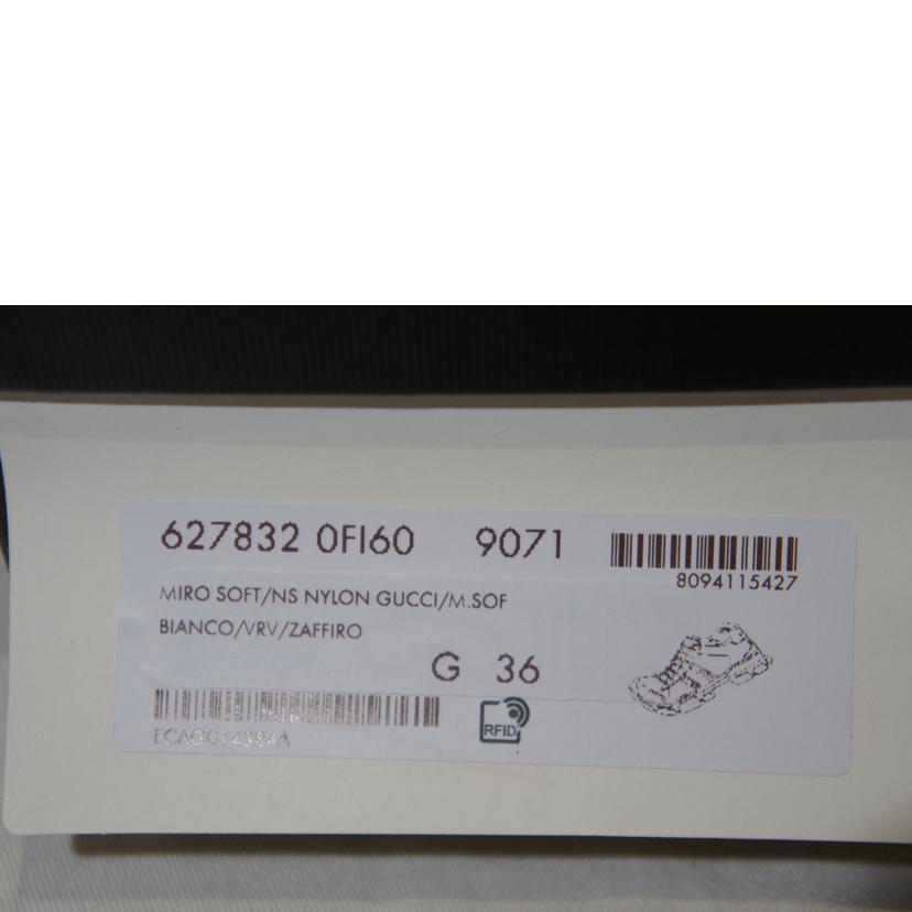 GUCCI グッチ/AceWebシューズ WHT/RED/GRN/627832 0FI60 //ABランク/94