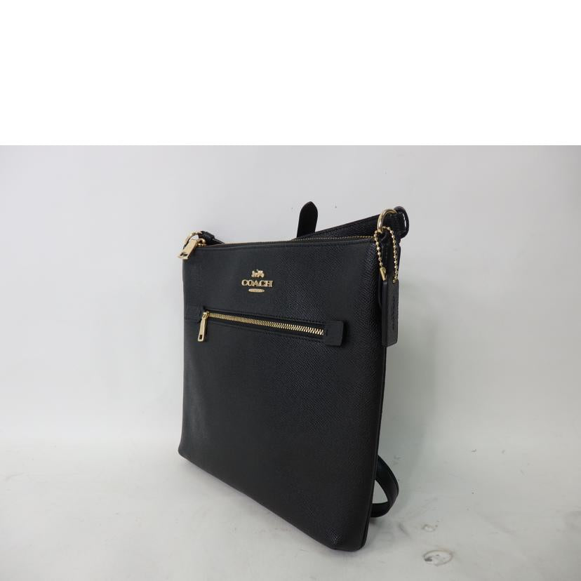 COACH コーチ/クロスグレインショルダーバッグ/黒/C1556//L20**/SAランク/84