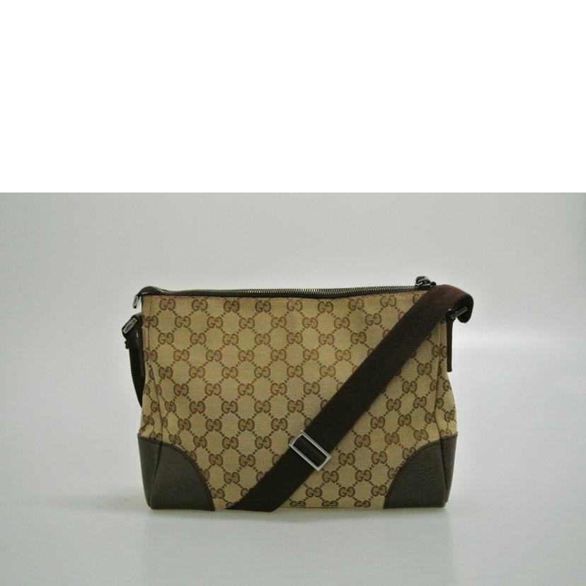 GUCCI グッチ/GGキャンバスショルダーバッグ 茶/114273//001998/Bランク/87