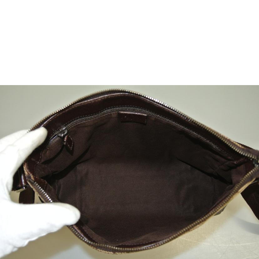 GUCCI グッチ/GGキャンバスショルダーバッグ 茶/114273//001998/Bランク/87
