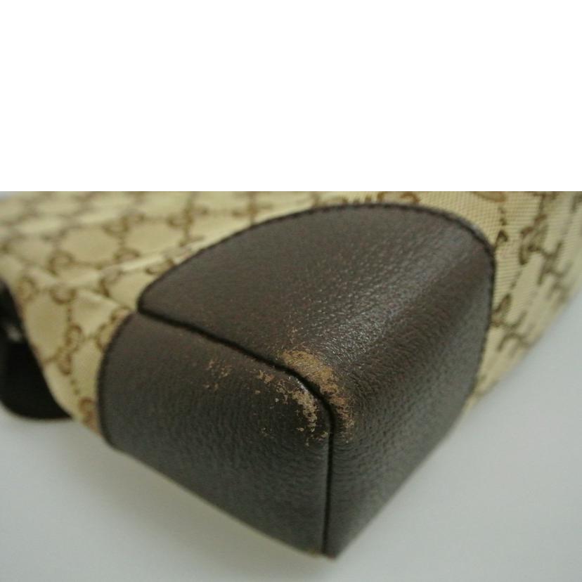 GUCCI グッチ/GGキャンバスショルダーバッグ 茶/114273//001998/Bランク/87