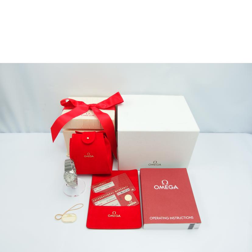 OMEGA オメガ/コンステレーション ブラッシュ/クオーツ/シェル文字盤/123.10.24.60.05.001//91362244/Aランク/83