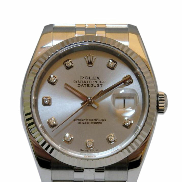ROLEX ROLEX/デイトジャスト/10P新ダイヤ/116234//D040598/Aランク/95