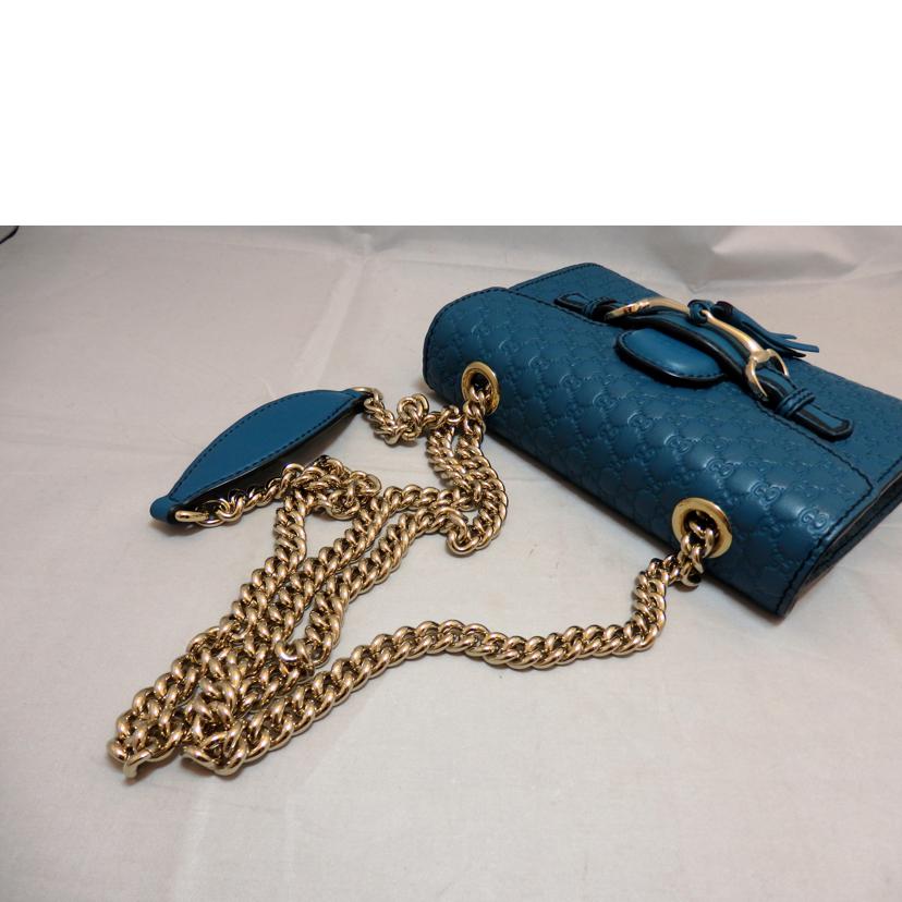 GUCCI GUCCI/エミリーマイクログッチシマショルダー/449636//493075/ABランク/95