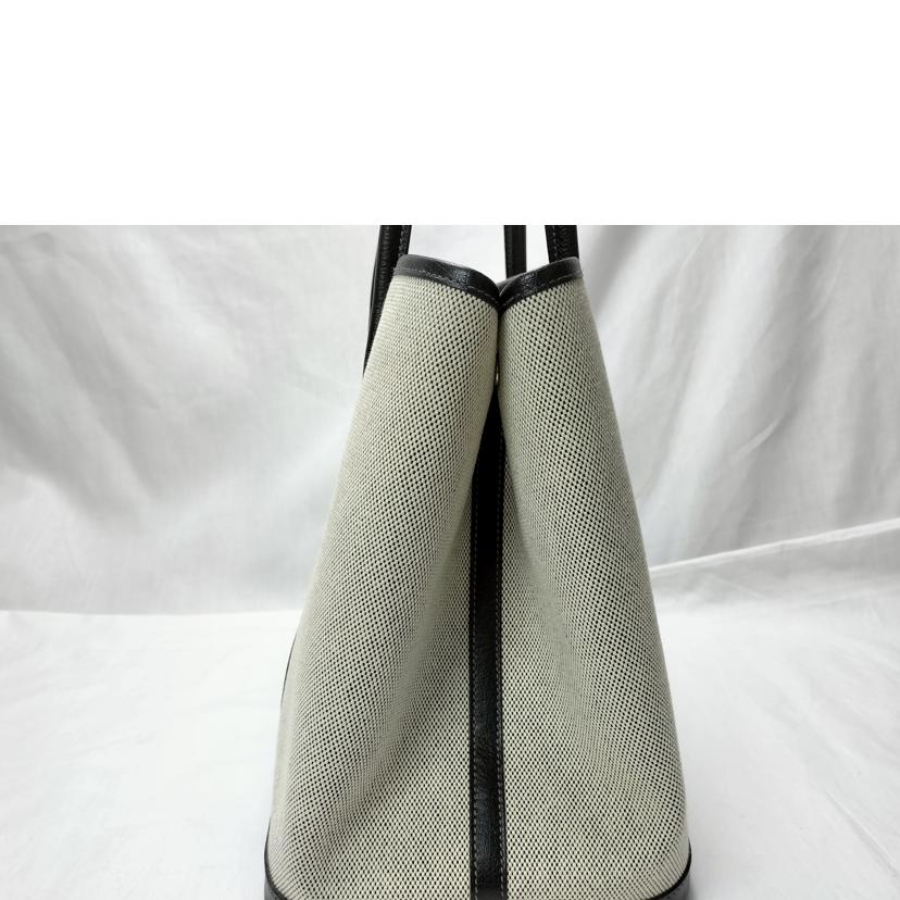 HERMES エルメス/ガーデンパーティーPM 36 トワルアッシュ×レザー//□J刻印/ABランク/52