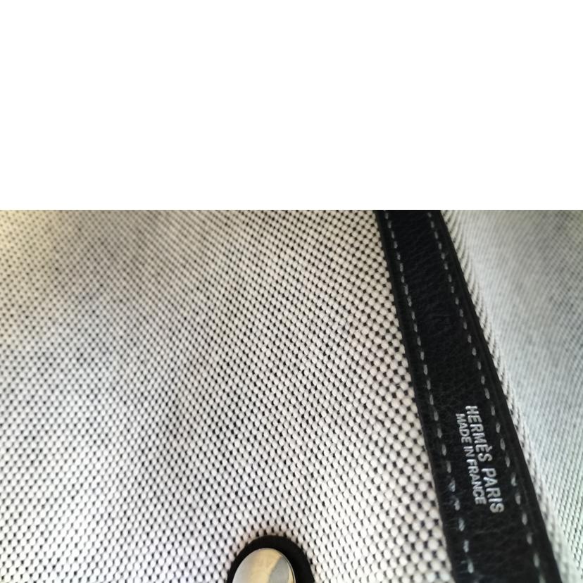 HERMES エルメス/ガーデンパーティーPM 36 トワルアッシュ×レザー//□J刻印/ABランク/52