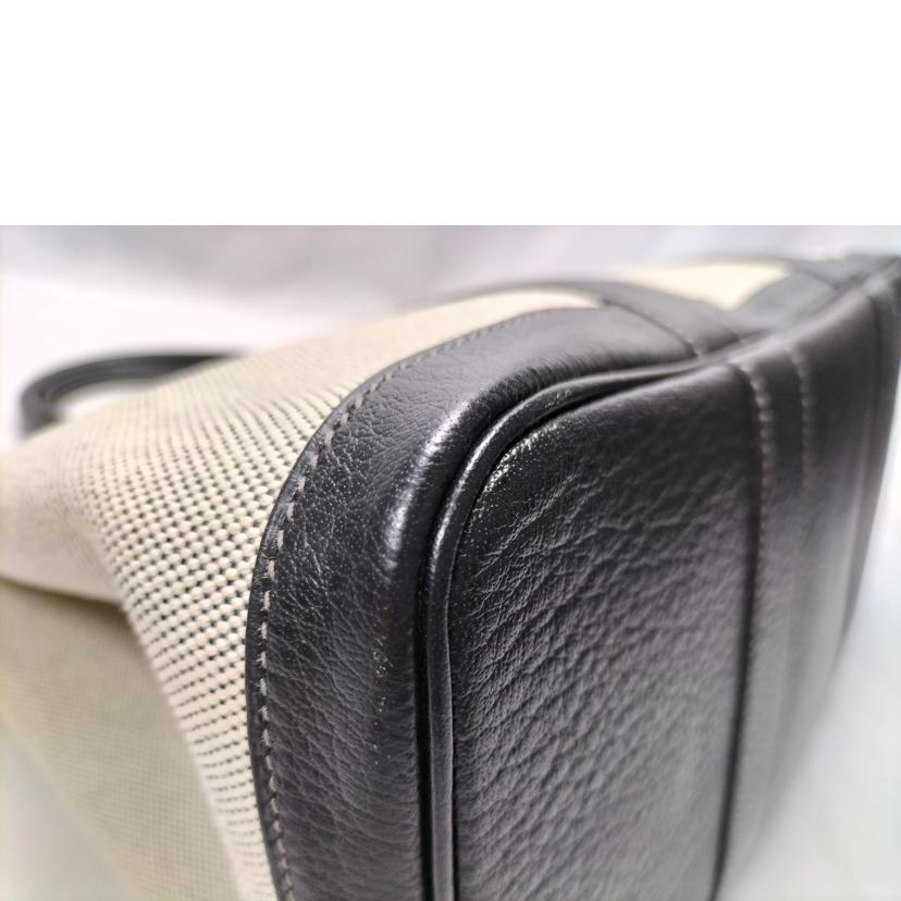 HERMES エルメス/ガーデンパーティーPM 36 トワルアッシュ×レザー//□J刻印/ABランク/52