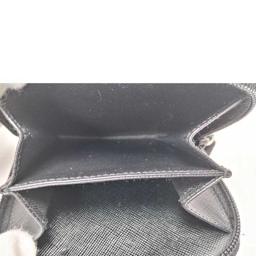 PRADA プラダ/ナイロン 二つ折り財布 ブラック//ABランク/52