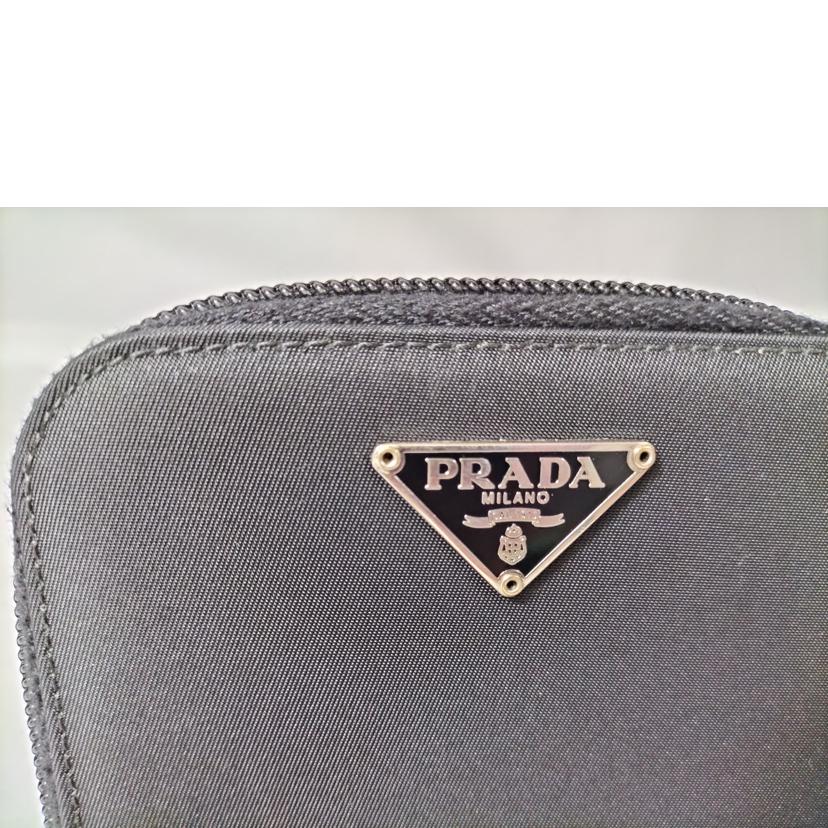 PRADA プラダ/ナイロン 二つ折り財布 ブラック//ABランク/52