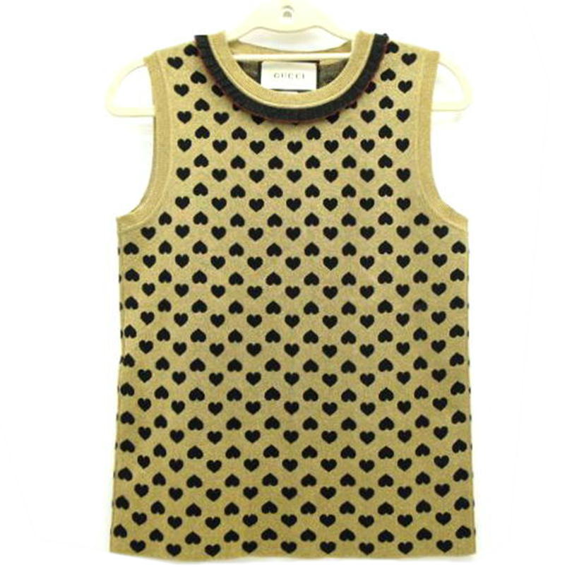 GUCCI グッチ/ハート柄ノースリーブ/434174/X5C92//Aランク/75
