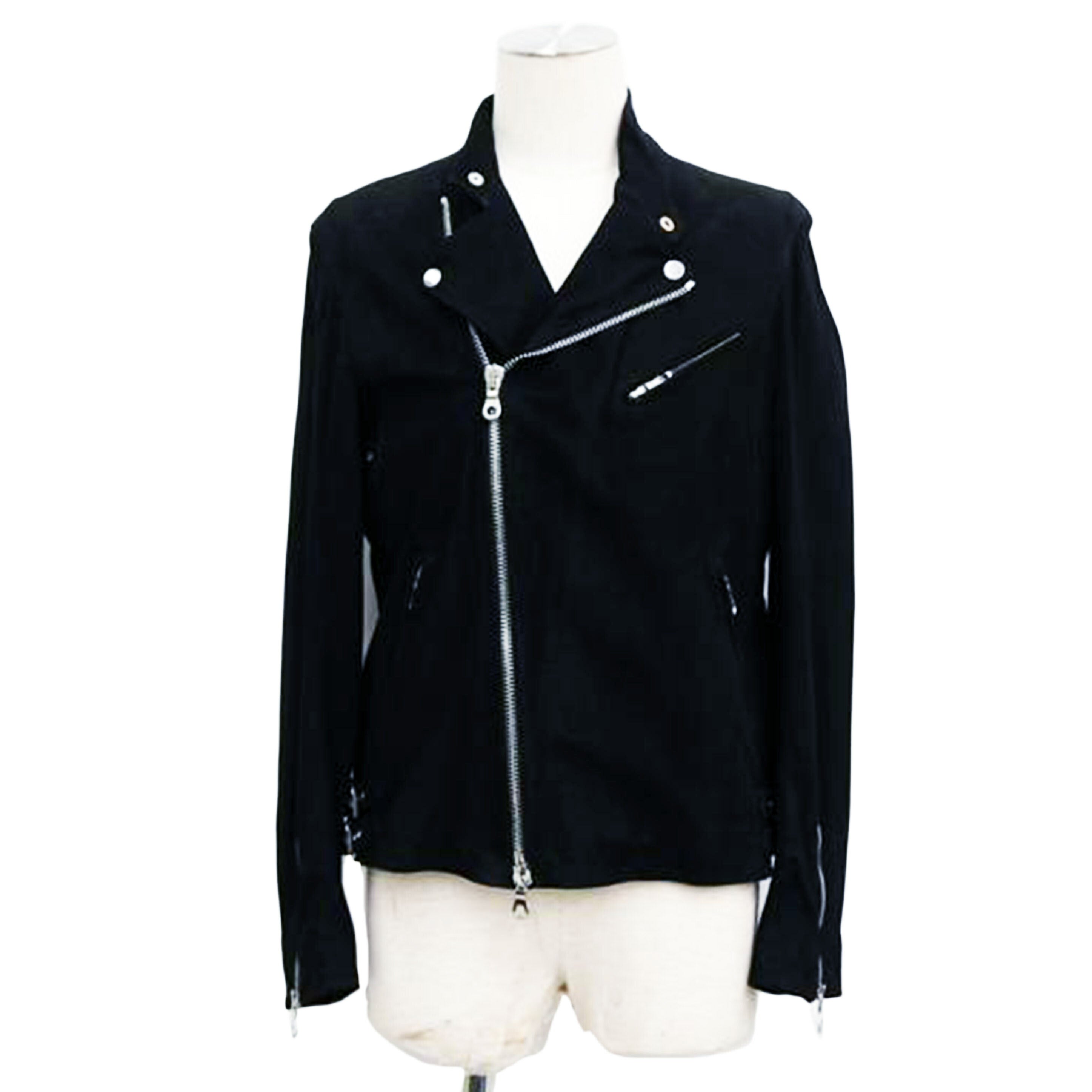 CINQUANTA チンクアンタ/ CINQUANTA スエードスタンドカラーダブルライダースジャケット 46/H-517//SAランク/67